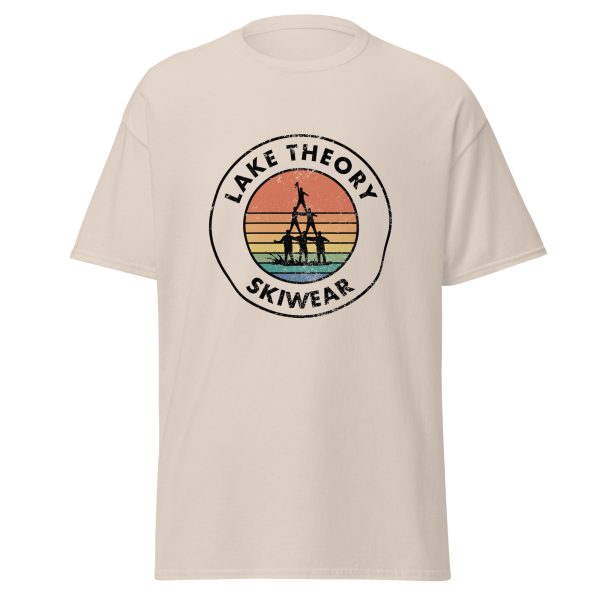 Retro Sunset Distressed 3-Tier Pyramid Tee