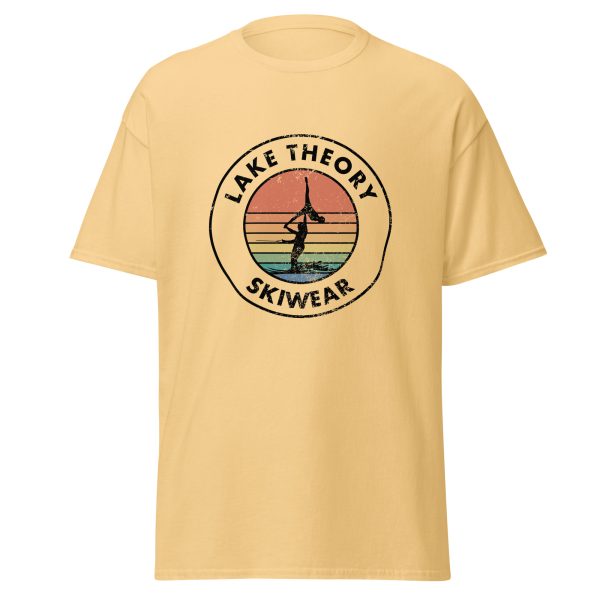 Retro Sunset Distressed Strap Doubles Diver Tee