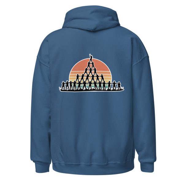 Retro Sunset 5-Tier Pyramid Hoodie