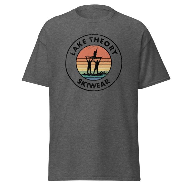 Retro Sunset Distressed Trios Split Lift Tee